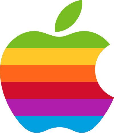 Apple rainbow logo (1977-1998)